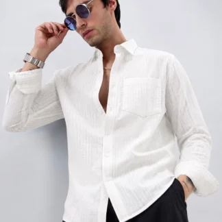 Light Black Line stripe Shirt — view 1