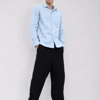 light blue shirt